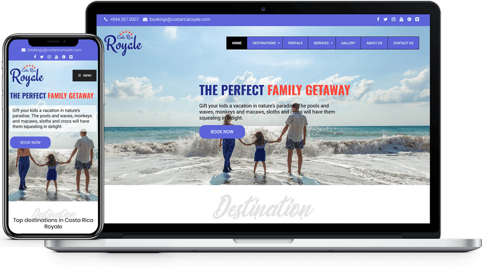 Costa Royale website design