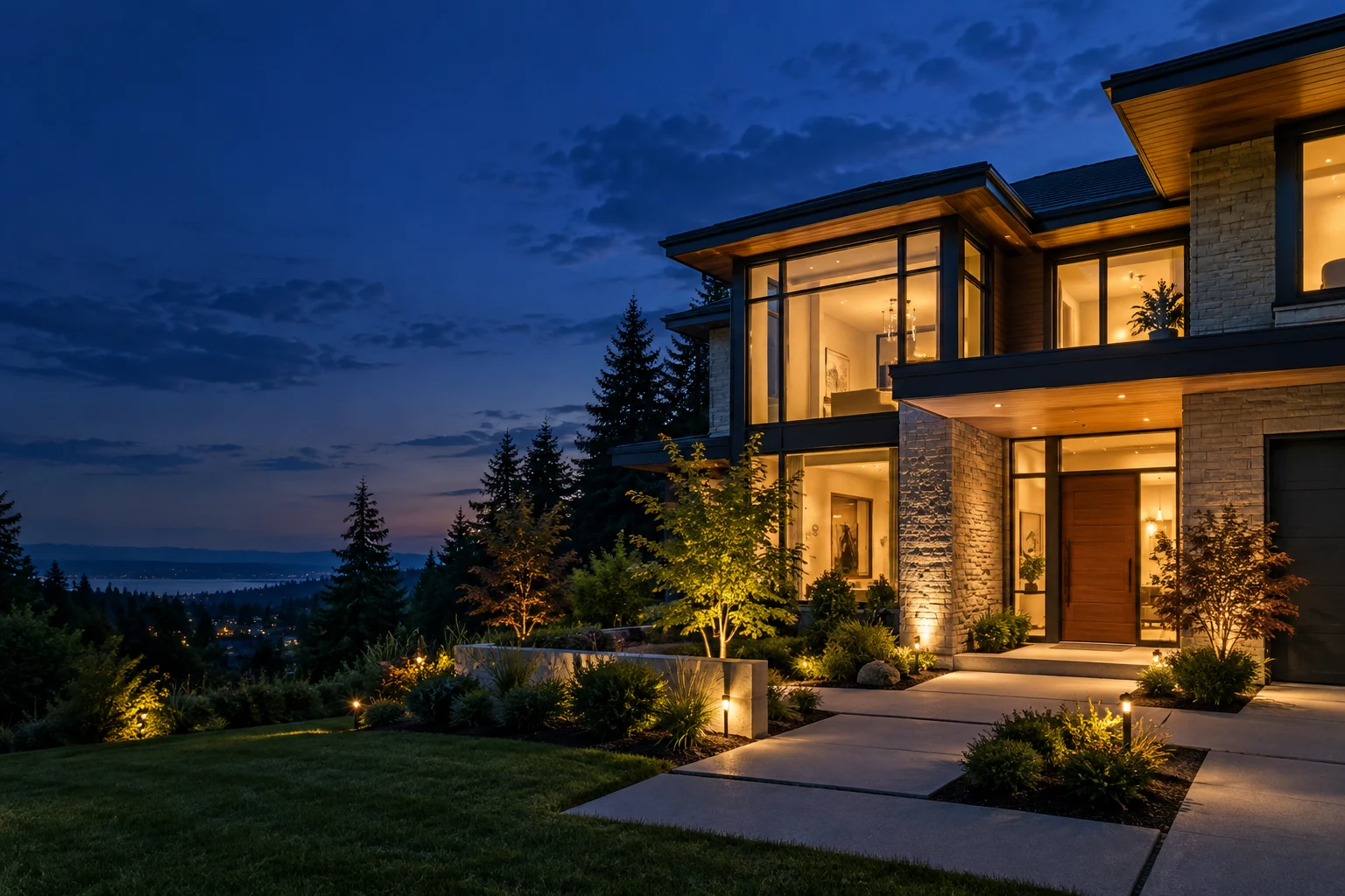 Illustrative property setting